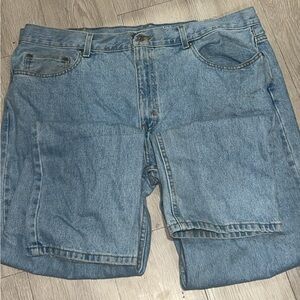 George Light Blue Jean Shorts for Men
